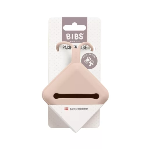 Bibs Silicone Pacifier Case Blush púderrózsaszín rugalmas szilikon cumitartó