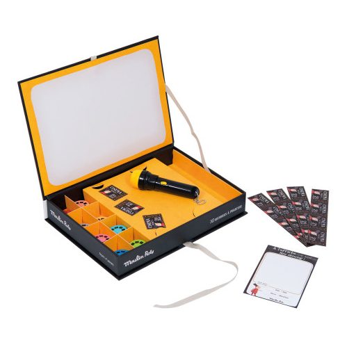 Moulin Roty Apró csodák - Extra filmvetítő bőrönd (32 lemez)