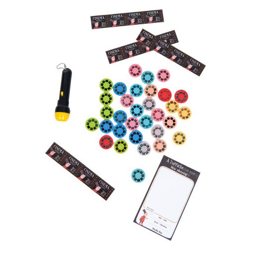 Moulin Roty Apró csodák - Extra filmvetítő bőrönd (32 lemez)