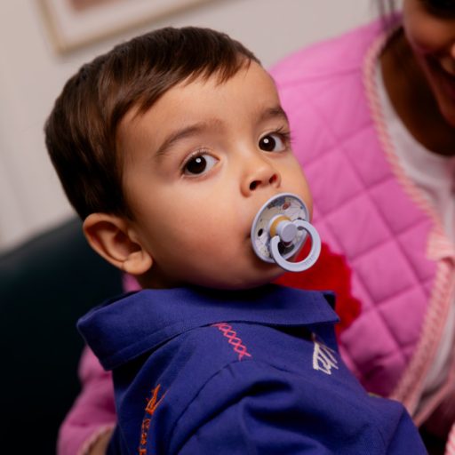 Bibs Studio Pin Colour Égkék mix 0-6 hó