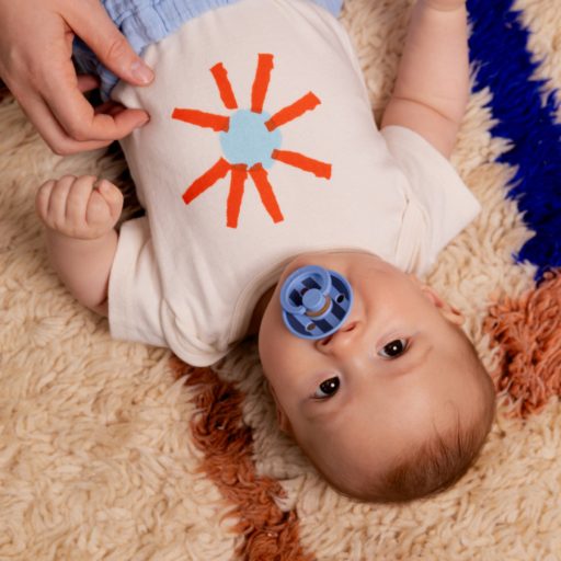 Bibs Studio Pin Colour Égkék mix 0-6 hó