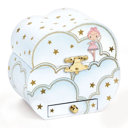 Djeco TINYLY álomvilág zenélő ékszertartó doboz - Elfi manó dala