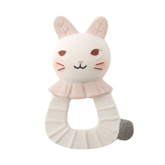 Moulin Roty Eső után - Kaucsuk gumi rágóka - Nyuszi