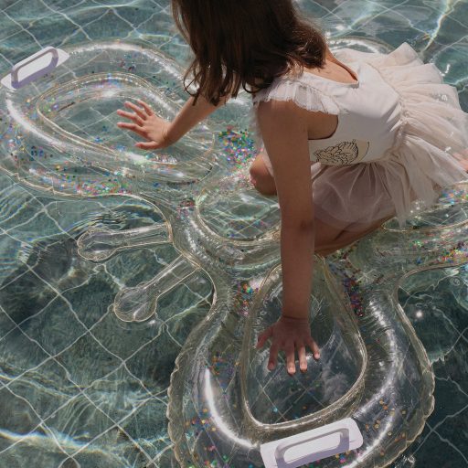 Sunnylife Gyerek felfújható matrac - Vattacukor Pillangó