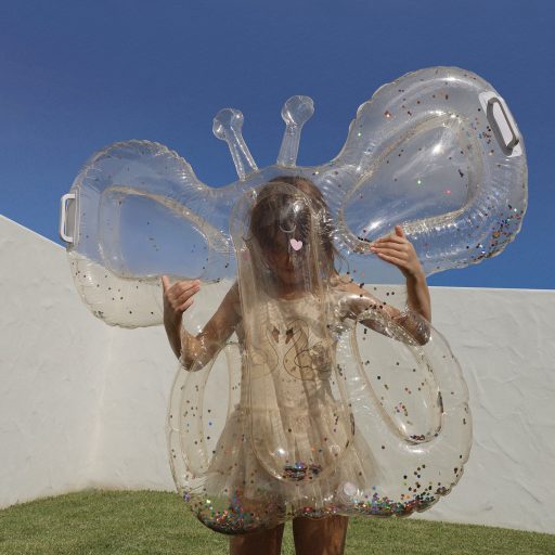 Sunnylife Gyerek felfújható matrac - Vattacukor Pillangó