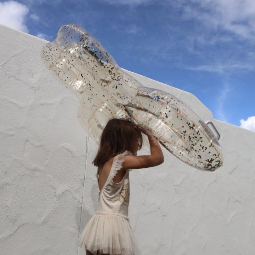 Sunnylife Gyerek felfújható matrac - Vattacukor Pillangó