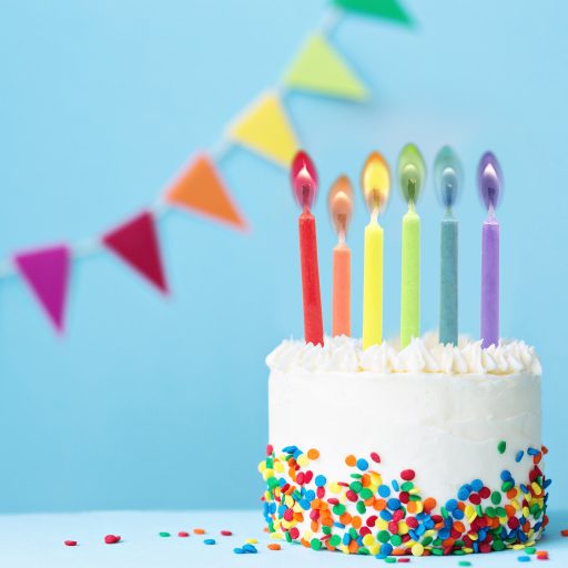 Legami Tortagyertya készlet színes lánggal 12 db