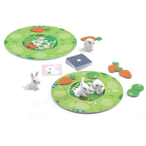 Djeco Társasjáték - Nyuszi ül a fűben - Little Collect