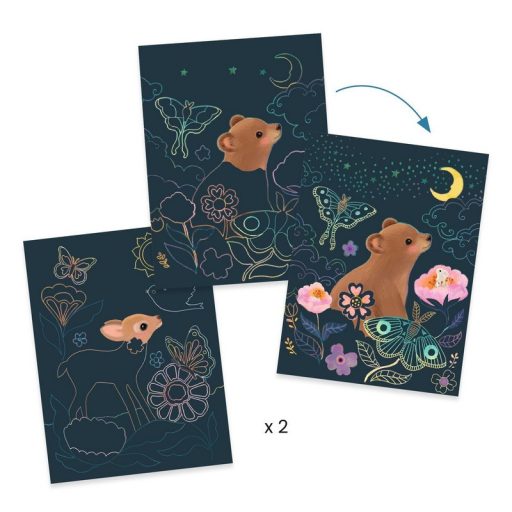 Djeco Kreatív műhely - 6 technika 1 dobozban - Bájos bolyhos