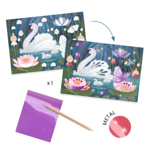 Djeco Kreatív műhely - 6 technika 1 dobozban - Bájos bolyhos