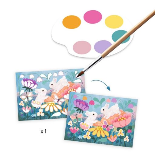 Djeco Kreatív műhely - 6 technika 1 dobozban - Bájos bolyhos