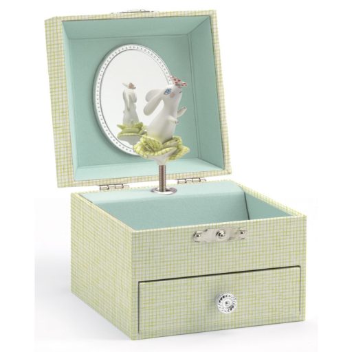 Djeco Zenélő ékszertartó doboz - Cuki nyuszi