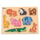 Andreu Toys Formaillesztő Puzzle - Jungel állatok
