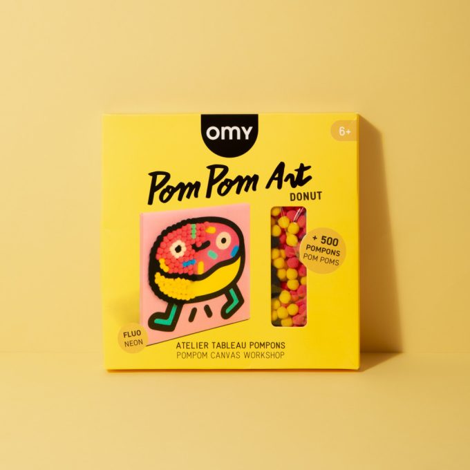 Pom pom művészet - Fánk - OMY