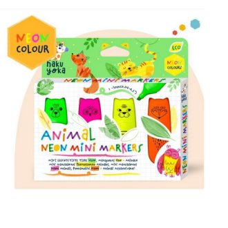 Haku Yoka Neon filctoll készlet, Állatok