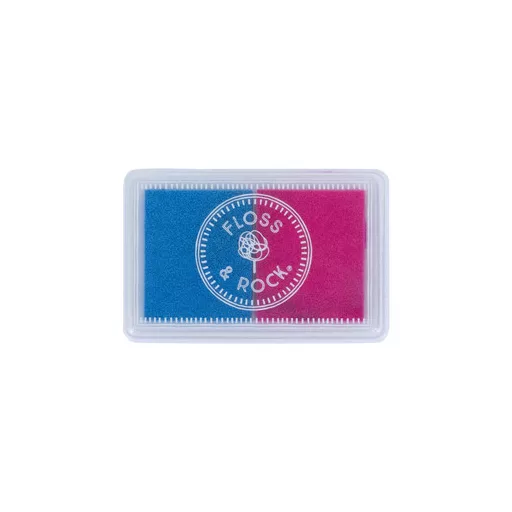 Floss and Rock Stamp and Play Rainbow Fairy szivárvány tündér fa nyomdakészlet 4 tintapárnával és füzettel, 22x14x4 cm