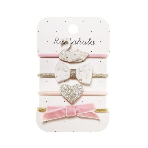 Rockahula Kids Sophia a hattyú csillámos hajgumi szett