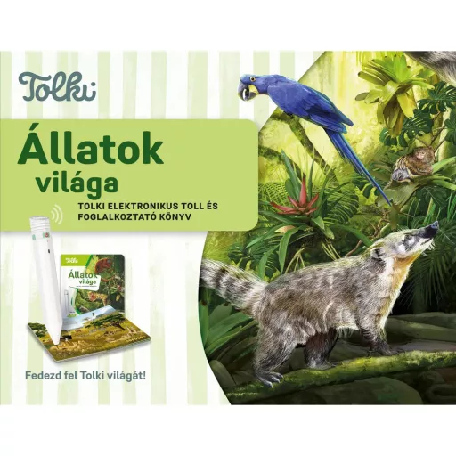 Tolki Interaktív foglalkoztató hangoskönyv készletben - Állatok világ