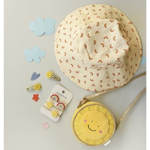 Rockahula Kids Vintage szivárvány és napocska hajgumik 4 db