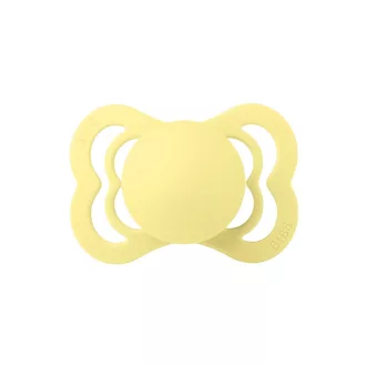 Bibs Supreme Symmetrical Latex Sunshine napsugár sárga szimmetrikus natúr kaucsuk cumi 0-6 hó
