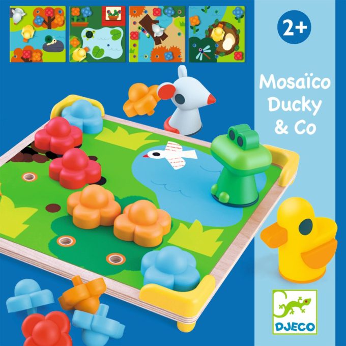 Djeco Képkirakó - Kacsa művek - Mosaico Ducky & Co