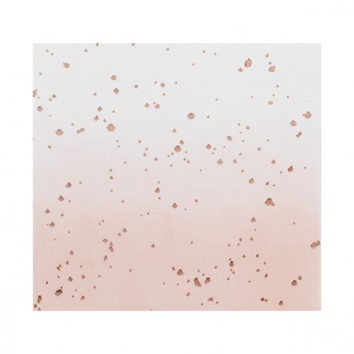 Ginger Ray Rosegold ombre papírszalvéta