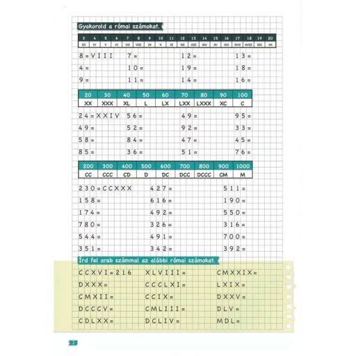 Napraforgó Tanoda - Gyakorlófeladatok negyedikeseknek 2.