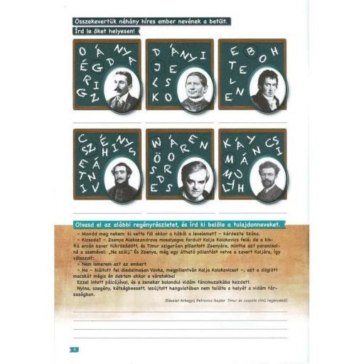 Napraforgó Tanoda - Gyakorlófeladatok negyedikeseknek 2.