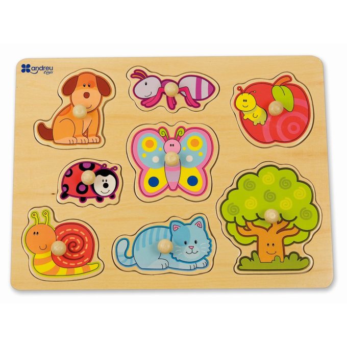 Formaillesztő Puzzle - Kert - Andreu Toys