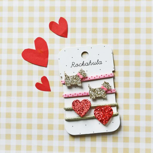 Rockahula Kids Foltos Scottie kutya hajgumi szett