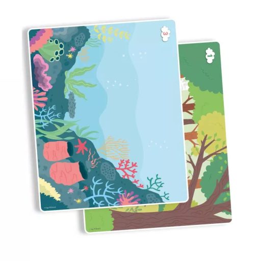 Auzou Újrahasználható matricázó készlet, Bébi állatok