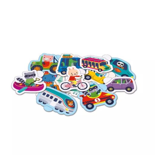 Auzou Matrica készlet, Közlekedési járművek 100 db-os