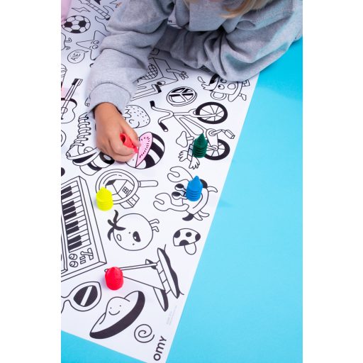 OMY Újj viaszceruzák