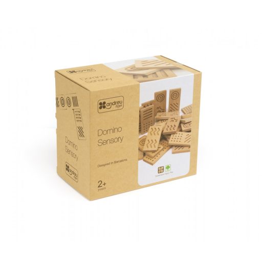 Andreu Toys Készségfejlesztő fadominó