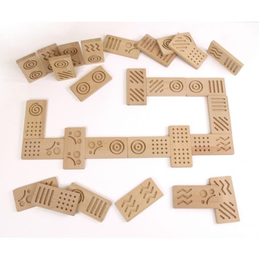 Andreu Toys Készségfejlesztő fadominó