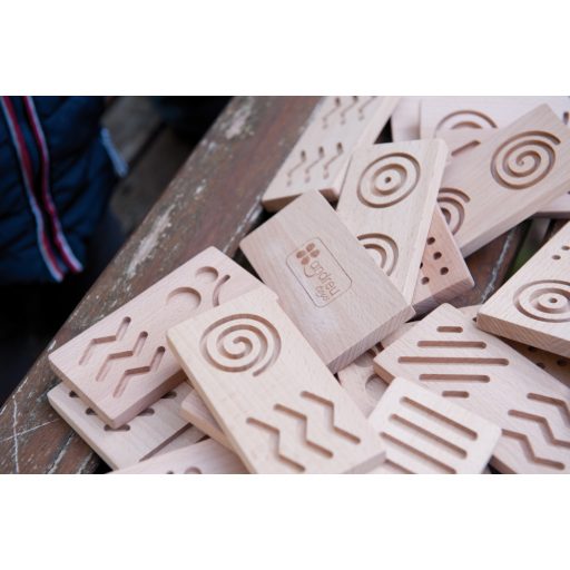 Andreu Toys Készségfejlesztő fadominó