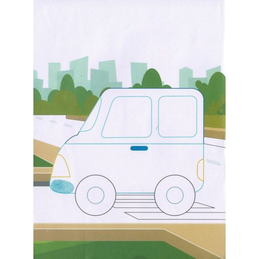 Napraforgó Fess az ujjaddal - Járművek