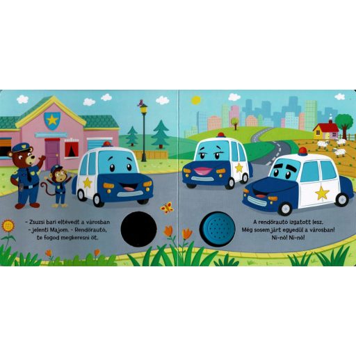 Napraforgó Mókás hangok - A rendőrautó - Hangoskönyv