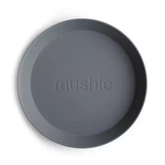 Mushie Lekerekített lapostányér - Füst