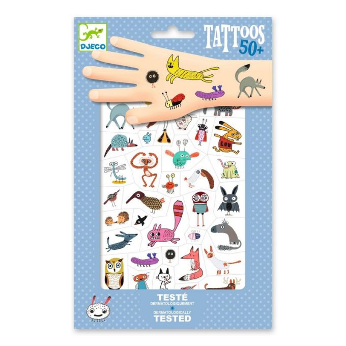 Djeco Tetováló matricák - Cukik és viccesek