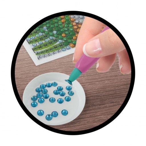 Buki Strasszkép készítő fa képkerettel-Koala