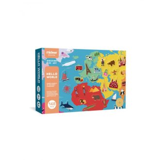 Mideer Hello World Mágneses világtérkép