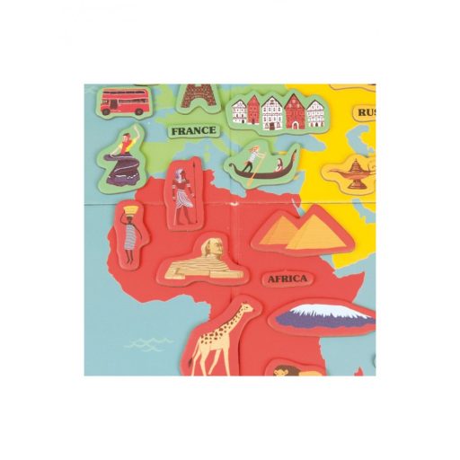 Mideer Hello World Mágneses világtérkép