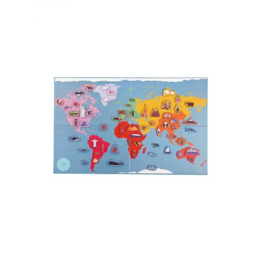 Mideer Hello World Mágneses világtérkép