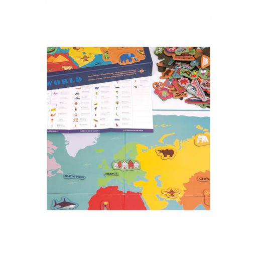 Mideer Hello World Mágneses világtérkép