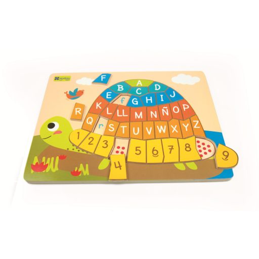 Andreu Toys Formaillesztő Puzzle - Teknős