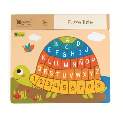 Andreu Toys Formaillesztő Puzzle - Teknős