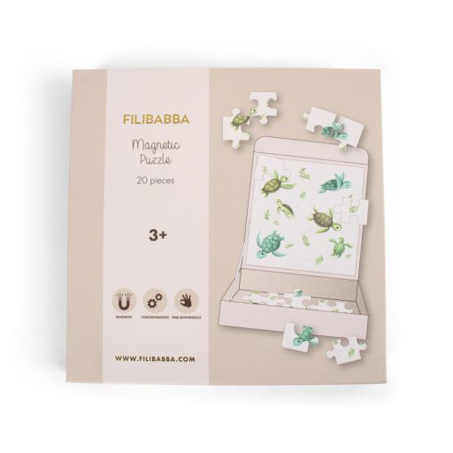 Filibabba Mágneses puzzle - Teknős