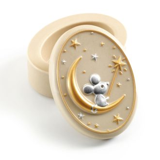 Djeco Tejfogtartó doboz - Pasztell - Krémfehér