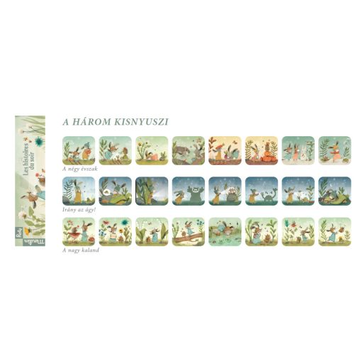 Moulin Roty Diavetítő lámpa - Mesevetítő: A három kisnyuszi